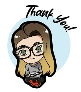 Thank you drawing of Blair
