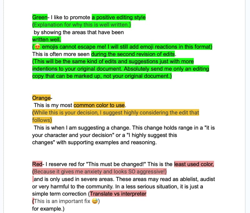Red light green light example